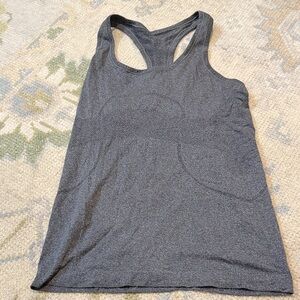 lululemon athletica Charcoal Racerback Tank Top